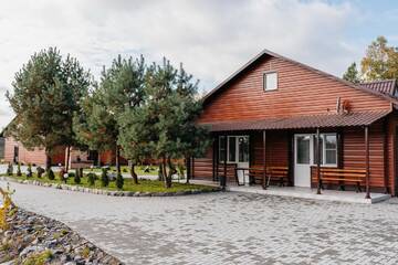 Фото номера Люкс с видом на озеро Отель Агроусадьба Бабушкина хата г. Nivy 11